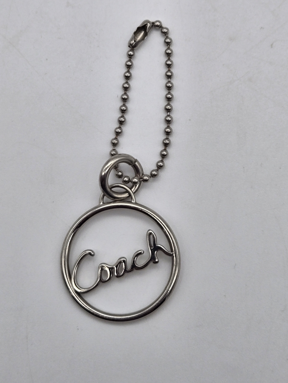 Coach Circle Script Charm